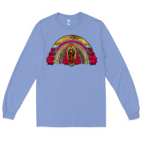 Colony Blue lady of guadalupe rainbow Long Sleeve Tee - Jasminsmagicworld