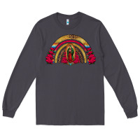 Smoke lady of guadalupe rainbow Long Sleeve Tee - Jasminsmagicworld