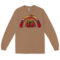 Toasted Coconut lady of guadalupe rainbow Long Sleeve Tee - Jasminsmagicworld