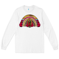 White lady of guadalupe rainbow Long Sleeve Tee - Jasminsmagicworld