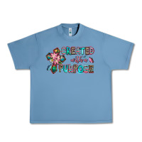 Pebble Blue created with a purpose Urban Heavy Tee - AdoDesignShop