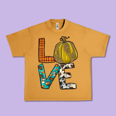Fall Love Urban Heavy Tee Designed By Jahusdesignshop