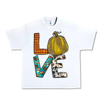 White fall love Urban Heavy Tee - JahusDesignShop