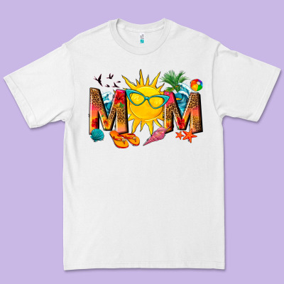 Summer Mom Premium Tee Designed By Texasbilliewilder