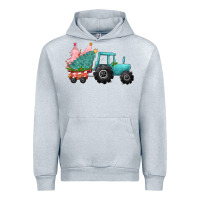Christmas Tree Tractor Urban Hoodie | Teevron