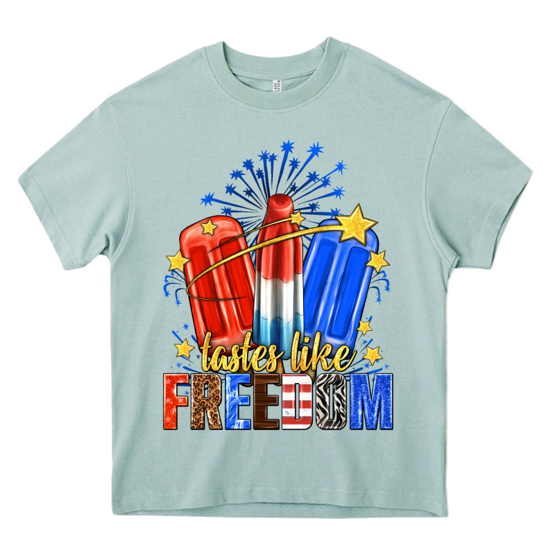 Tastes Like Freedom Popsicles Billie Wilder Heavy Core Tee by texasbilliewilder | Teevron