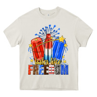 Cream tastes like freedom popsicles billie wilder Heavy Core Tee - texasbilliewilder