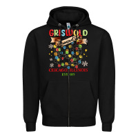 Black griswold illumination Zipper Hoodie - MaliasSmallBusiness