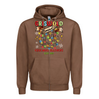 Chestnut griswold illumination Zipper Hoodie - MaliasSmallBusiness