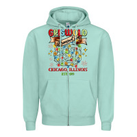 Seafoam griswold illumination Zipper Hoodie - MaliasSmallBusiness