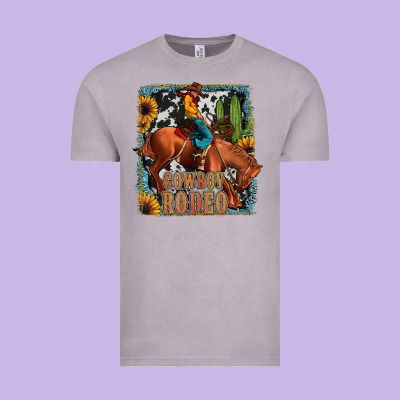 Cowboy Rodeo Vintage Tee Designed By Jahusdesignshop
