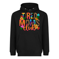 Black tired moms club Heavyweight Hoodie - Artiststas
