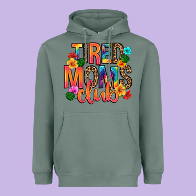 Tired Moms Club Heavyweight Hoodie Designed By Artiststas