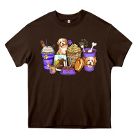 Chocolate Brown havanese terrier coffee cups Heavy Core Tee - Zillion Design Studio