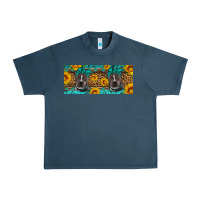 Midnight Navy western pitbull Urban Heavy Tee - Artiststas