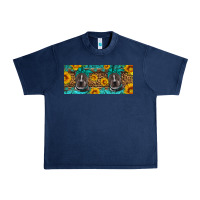 Navy western pitbull Urban Heavy Tee - Artiststas