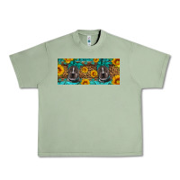 Oil Green western pitbull Urban Heavy Tee - Artiststas