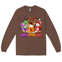Chestnut Happy Hallothanksmas coffee cups Long Sleeve Tee - NancyCooperArtShop