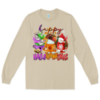 Mushroom Happy Hallothanksmas coffee cups Long Sleeve Tee - NancyCooperArtShop