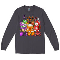 Smoke Happy Hallothanksmas coffee cups Long Sleeve Tee - NancyCooperArtShop