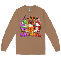 Toasted Coconut Happy Hallothanksmas coffee cups Long Sleeve Tee - NancyCooperArtShop