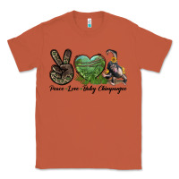Copper Leopard Peace Love Baby Chimpanzee Classic Tee - LillyAllenDesigns
