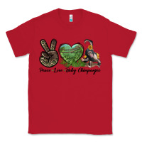 Red Leopard Peace Love Baby Chimpanzee Classic Tee - LillyAllenDesigns
