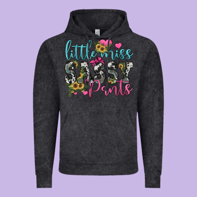 Little Miss Sassy Pants Vintage Hoodie Designed By Jahusdesignshop