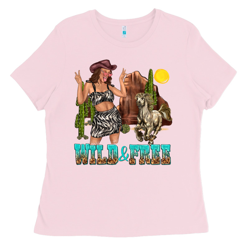 Wild And Free Ladies Tee by texasbilliewilder | Teevron