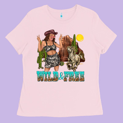 Wild And Free Ladies Tee Designed By Texasbilliewilder