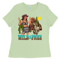 Matcha wild and free Ladies Tee - texasbilliewilder