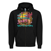 Black heres your one chance fancy Zipper Hoodie - NancyCooperArtShop