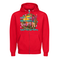 Red heres your one chance fancy Zipper Hoodie - NancyCooperArtShop