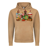Vintage Camel Christmas coffee cups with Labrador Vintage Hoodie - RanaPortraitStore