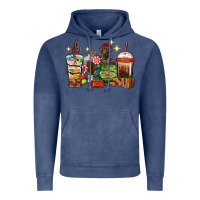 Vintage Denim Christmas coffee cups with Labrador Vintage Hoodie - RanaPortraitStore