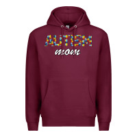 Burgundy Autism mom Premium Hoodie - Bettercallsaul