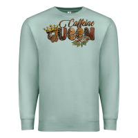 Seafoam caffeine queen Premium Sweatshirt - BarkalooDesign