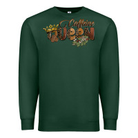 Sports Green caffeine queen Premium Sweatshirt - BarkalooDesign