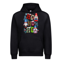 Black ho ho ho gnomes Urban Hoodie - CowGirlArtShop