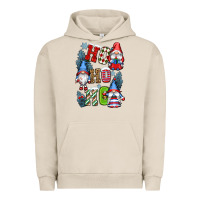 Pigment French Oak ho ho ho gnomes Urban Hoodie - CowGirlArtShop