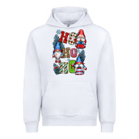 White ho ho ho gnomes Urban Hoodie - CowGirlArtShop