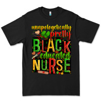 Black unapologetically pretty black and educated nurse Premium Tee - Zillion Design Studio