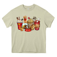 Mossy golden retriever coffee cups Heavy Core Tee - Zillion Design Studio