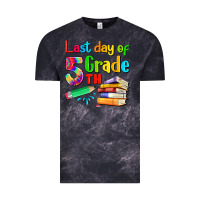 Cloud Black last day of fifth grade Vintage Tee - Artiststas