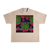 French Oak mexican rose and cactus seamless pattern Urban Heavy Tee - BundleAndBundleShop