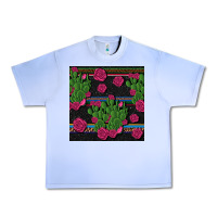 Grape Ice mexican rose and cactus seamless pattern Urban Heavy Tee - BundleAndBundleShop