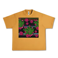 Peanut Butter mexican rose and cactus seamless pattern Urban Heavy Tee - BundleAndBundleShop