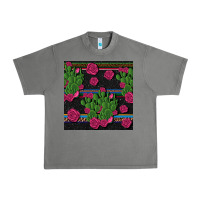 Tornado mexican rose and cactus seamless pattern Urban Heavy Tee - BundleAndBundleShop