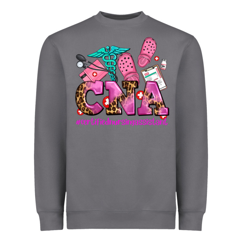Cna Certified Nursing Assistant Heavyweight Sweatshirt by AdoDesignShop | Teevron
