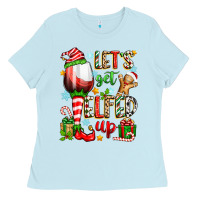Baby Blue let's get elfed up Ladies Tee - Zillion Design Studio